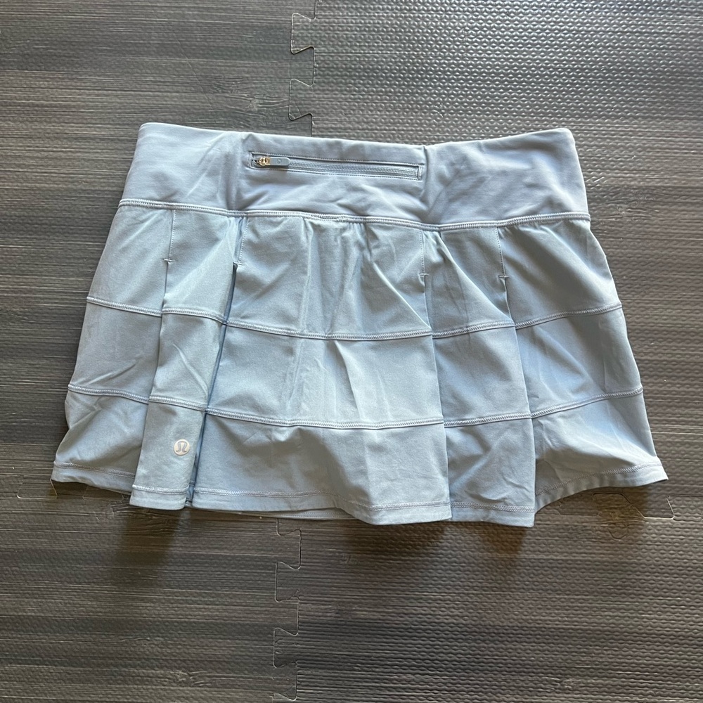 Lululemon Pace Rival Skirt in Chambray Size 6 Regular - Picture 2 of 8